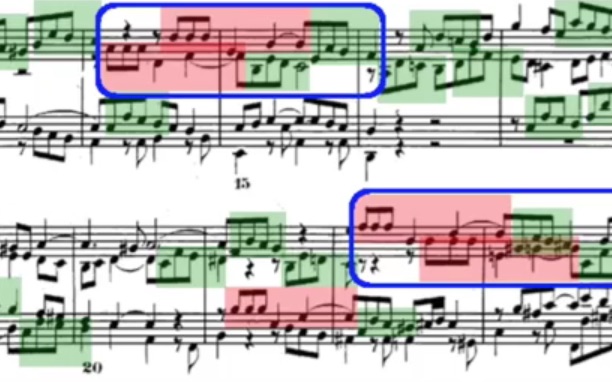 [图]【熟肉】对平均律第二卷D大调赋格的对位法分析