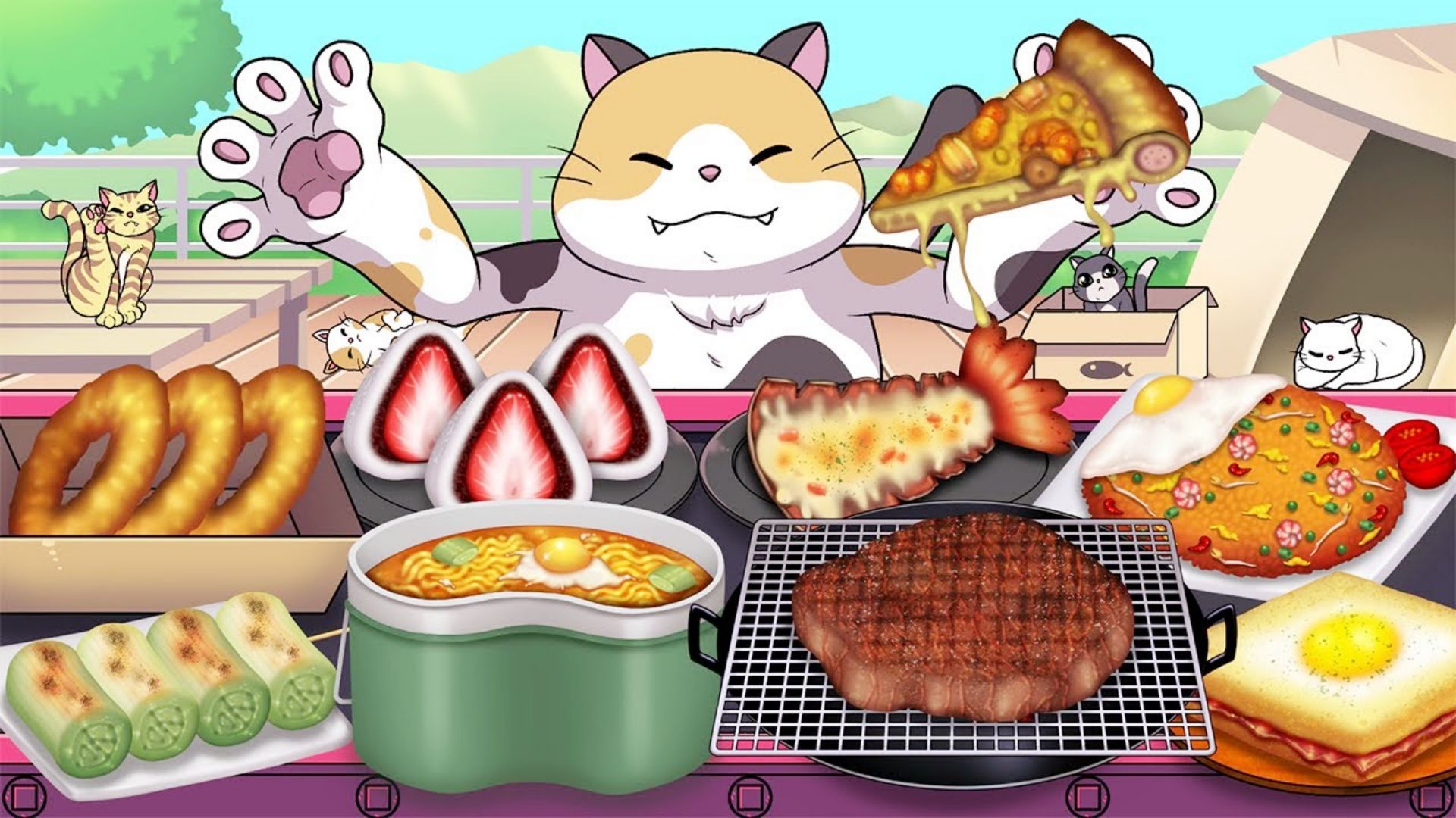 美食动画:料理猫王的豪华版美食盛宴,丰富多样,哪一个最好吃?