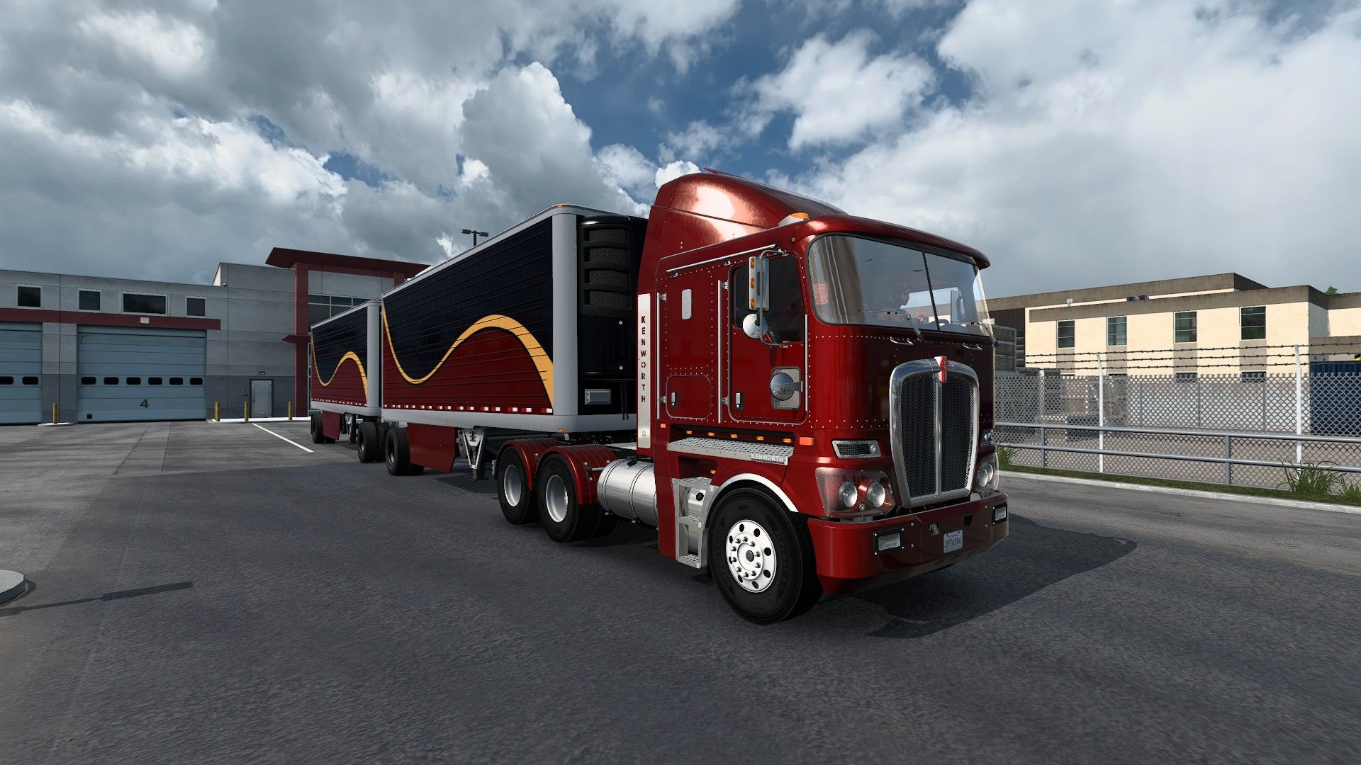 【ats】这台比我想象中的现代些 肯沃斯kenworth k200 美洲卡车模拟