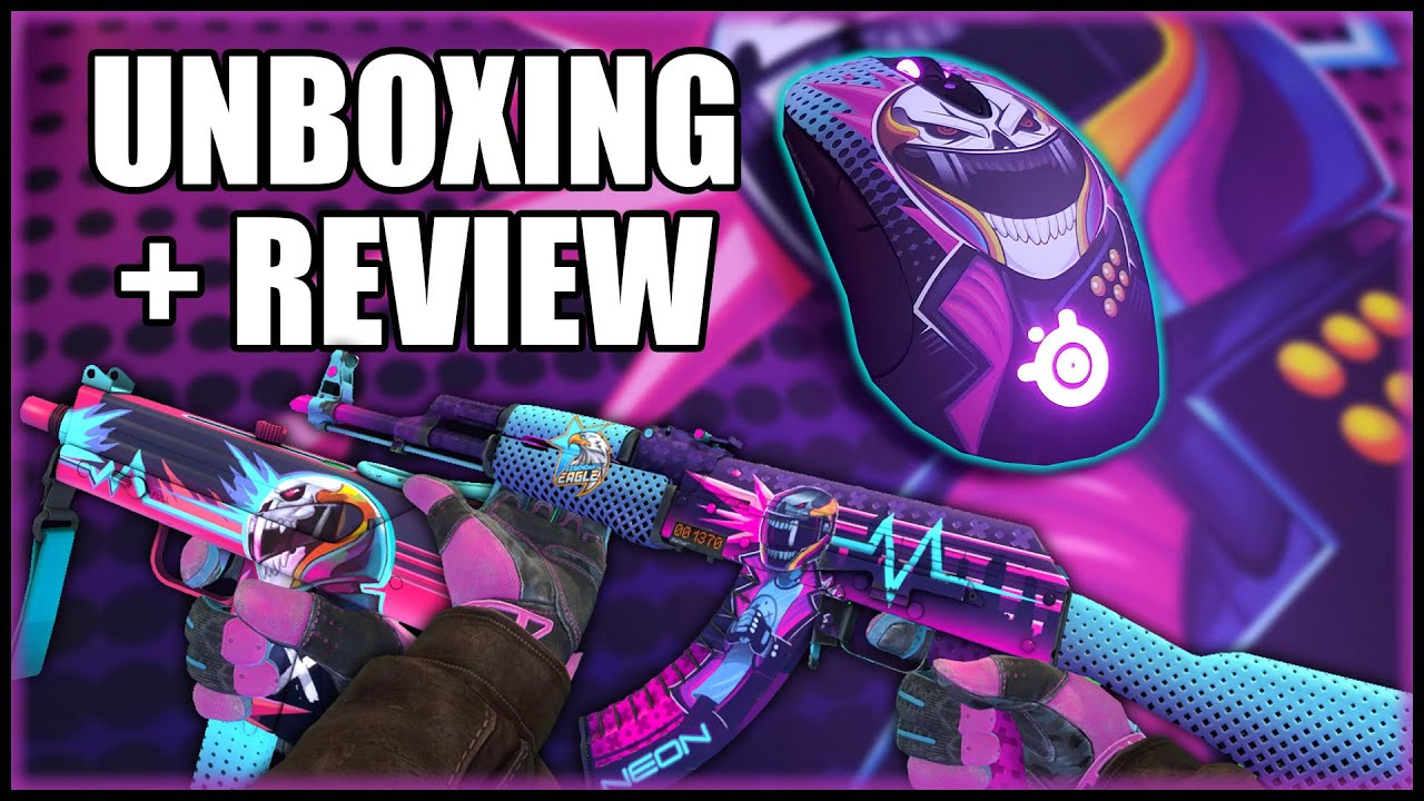 【csgo】赛睿cs:go霓虹骑士限量版外设开箱