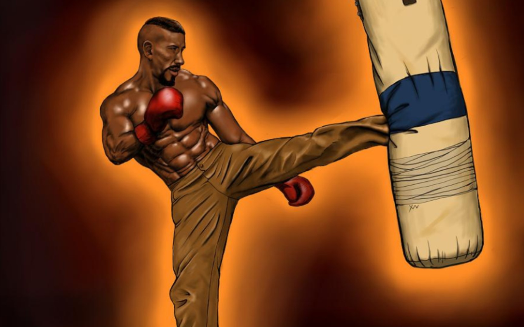 终极斗士2【尤里伯伊卡腿断擂台,真血腥】