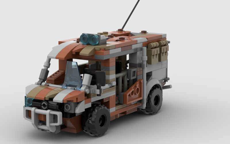 乐高moc末日多功能代步车