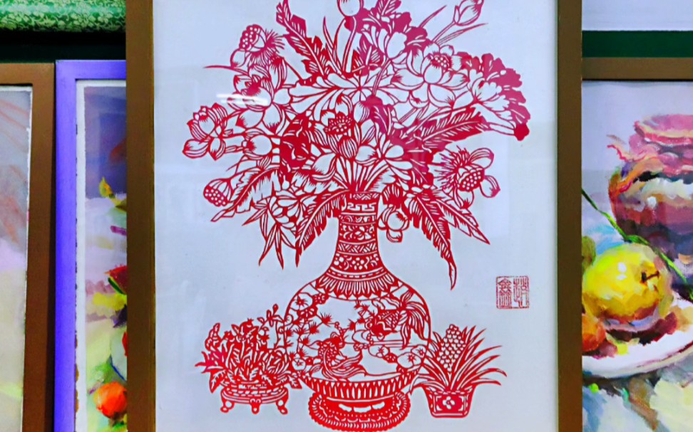 剪纸——事事如意