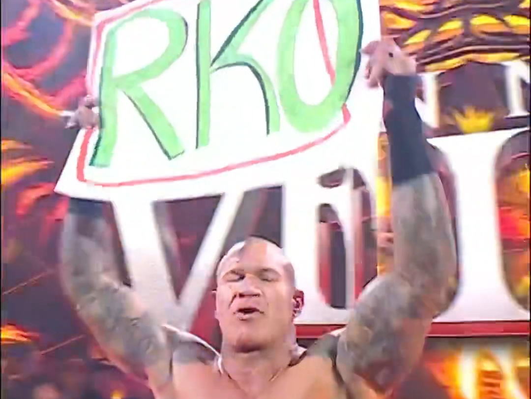 WWE毒蛇兰迪奥顿高举专属“RKO”标志牌 #WWE#兰迪奥顿#RandyOrton#世界摔角娱乐哔哩哔哩bilibili