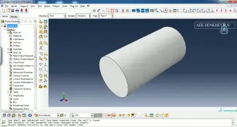 Скачать видео: 使用ABAQUS CAE三点弯曲（3 POINTS BENDING USING ABAQUS CAE）