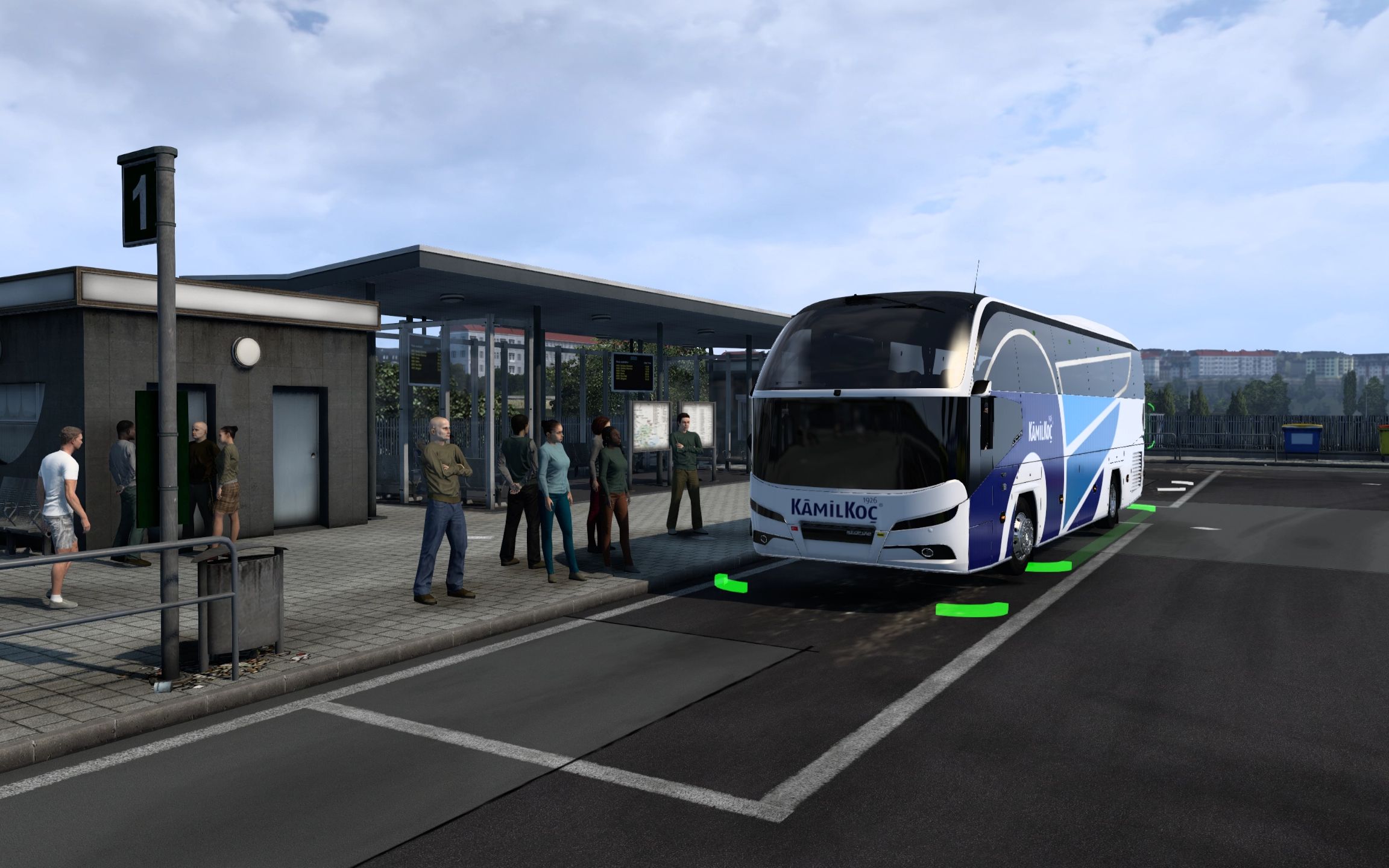 【欧洲卡车模拟2】驾驶尼奥普兰cityliner跑跑客运_单机游戏热门视频