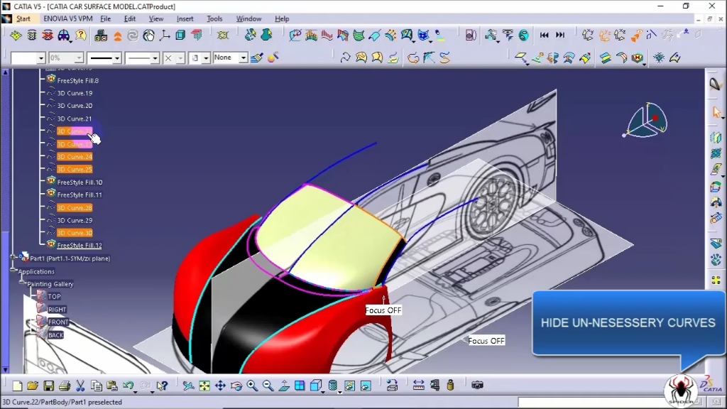 CATIA汽车造型设计教程9哔哩哔哩bilibili