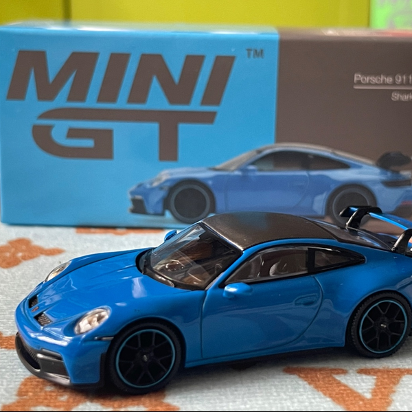 MINIGT 381号Porsche 911 (992) GT3 Shark Blue_哔哩哔哩_bilibili