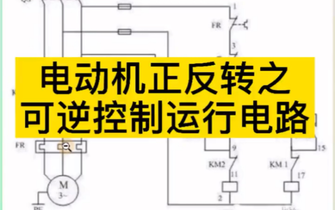 电动机正反转二次原理解析哔哩哔哩bilibili