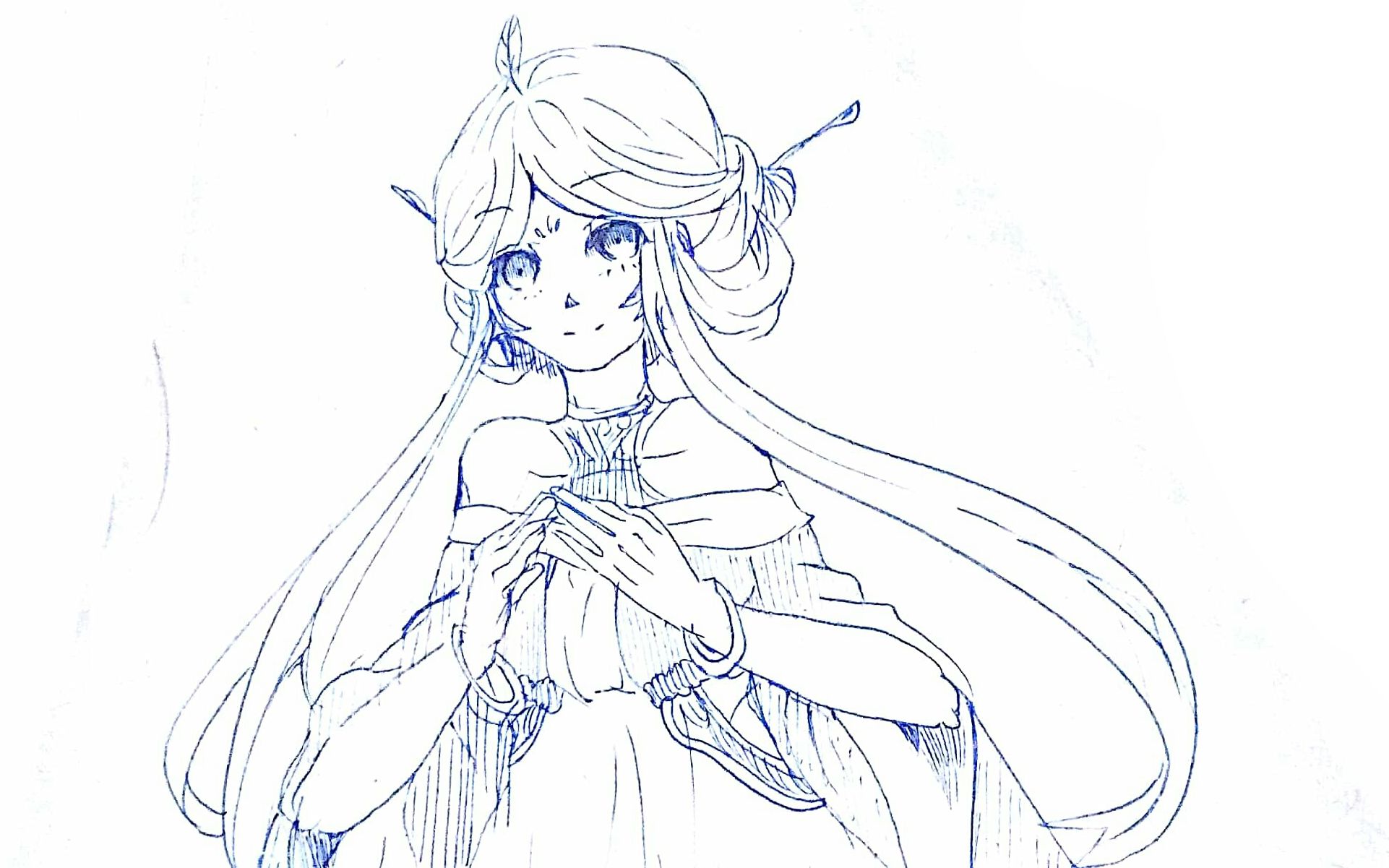 乐正绫原创雨落酋长p一图流vocaloid中文曲