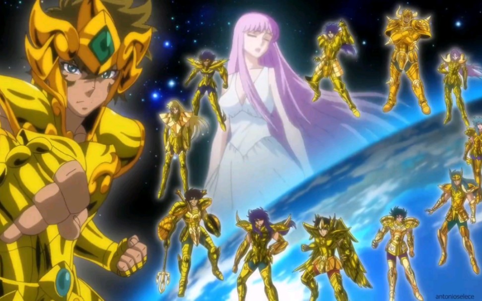 圣斗士星矢黄金魂片头曲(圣斗士神话~战士之梦)