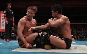 Download Video: 【NJPW】2017年樱花创世纪（Sakura Genesis 2017），IWGP重量级冠军头衔赛，柴田胜赖 vs 冈田和睦，5星！(原声剪辑)