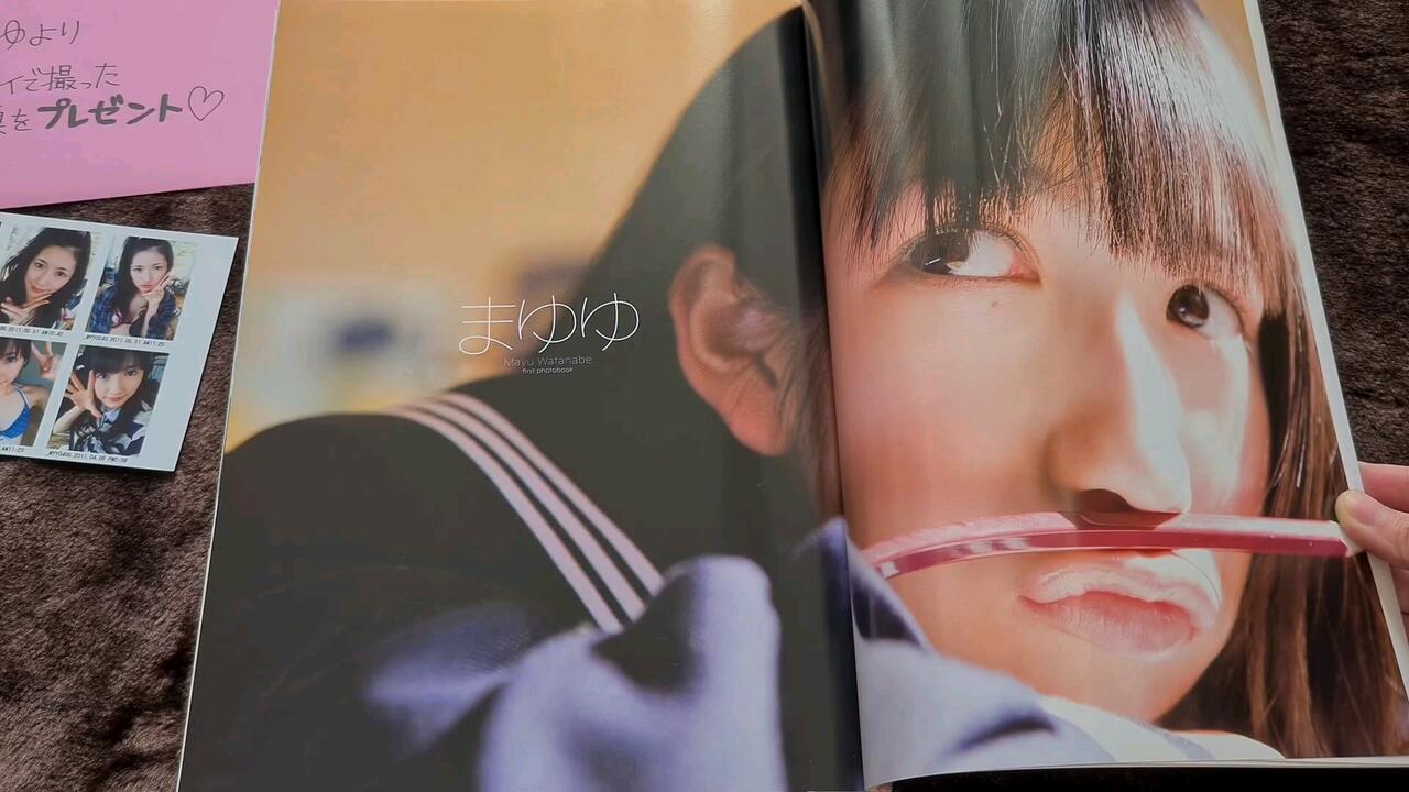 渡辺麻友　生写真① 写真】渡辺麻友1st写真集まゆゆ_哔哩哔哩_bilibili