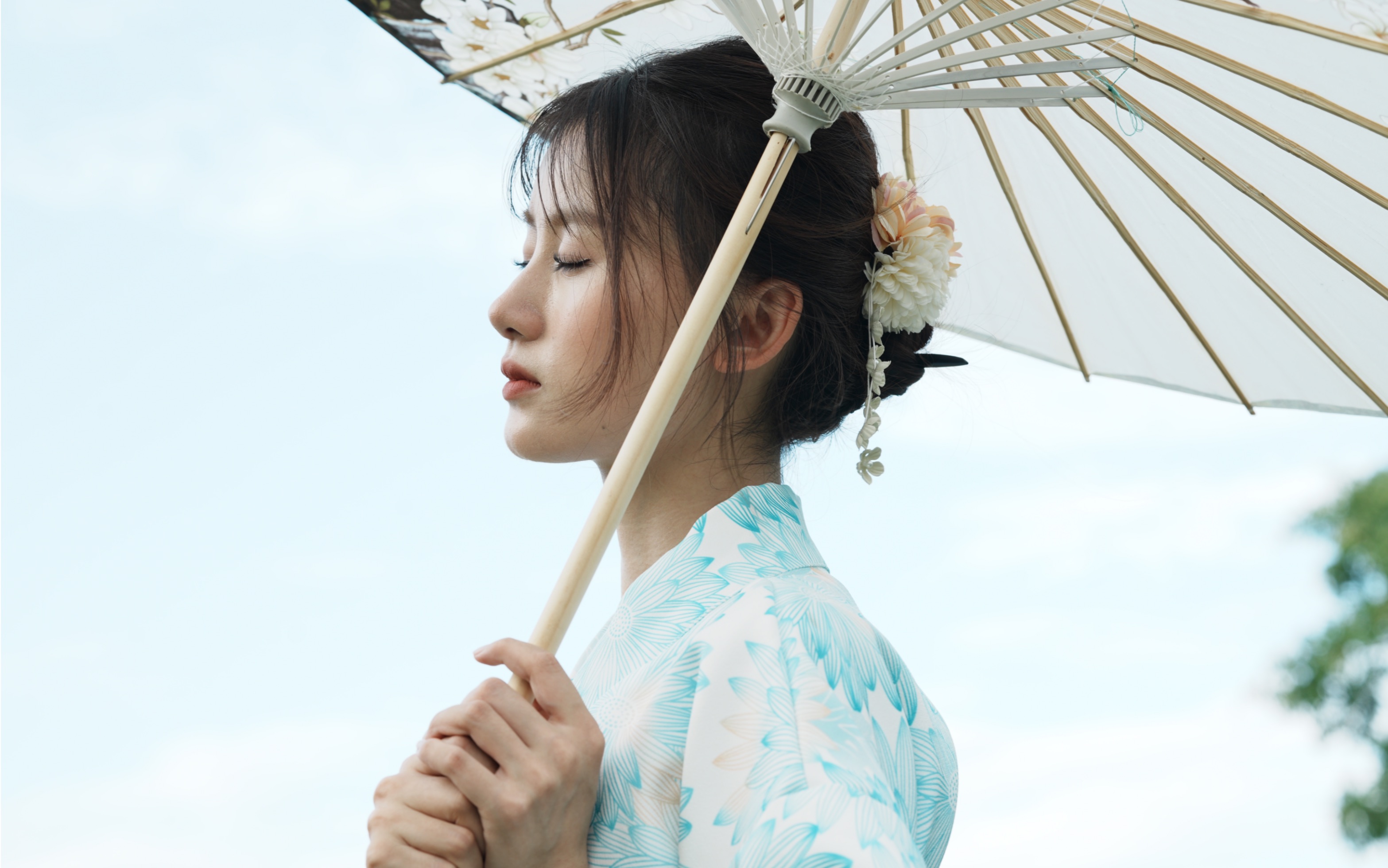 和服少女写真花絮,氛围感绝了