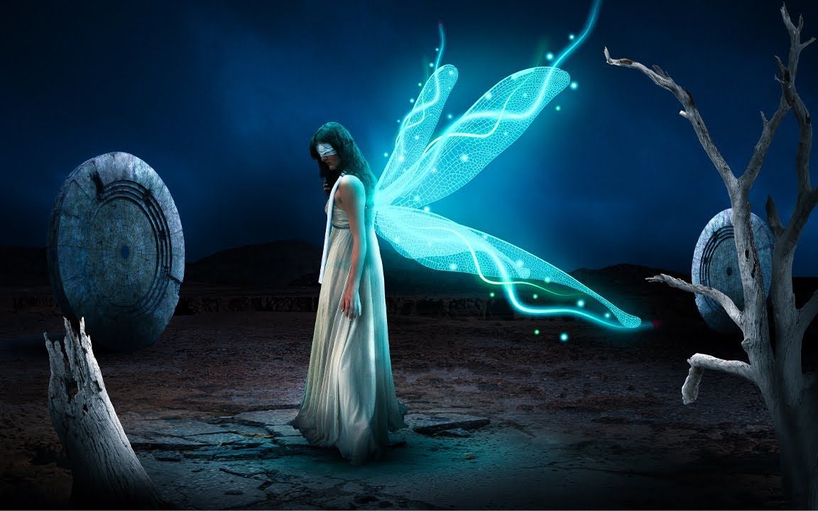 photoshop 合成:005 化蝶飞舞