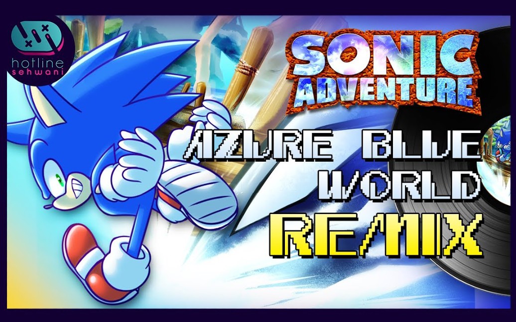 azure blue world sonic lofi emerald coast sonic adventure hot