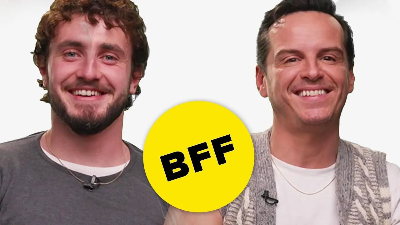 [图]【中字】《都是陌生人》BuzzFeed友情测试 | Paul Mescal and Andrew Scott Take The Co-Star Test