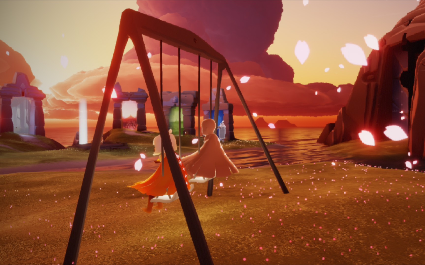 《光遇》  秋千很有精神