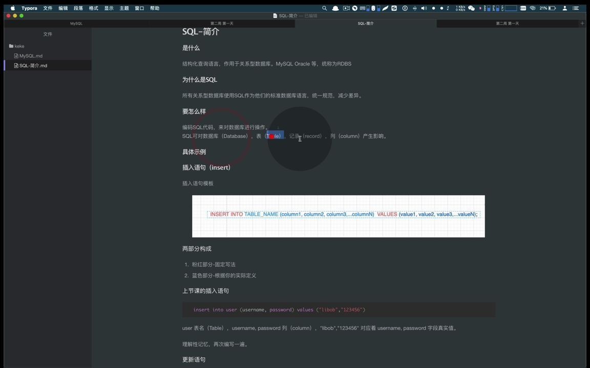 SQLinsertupdatecreateDatabase哔哩哔哩bilibili