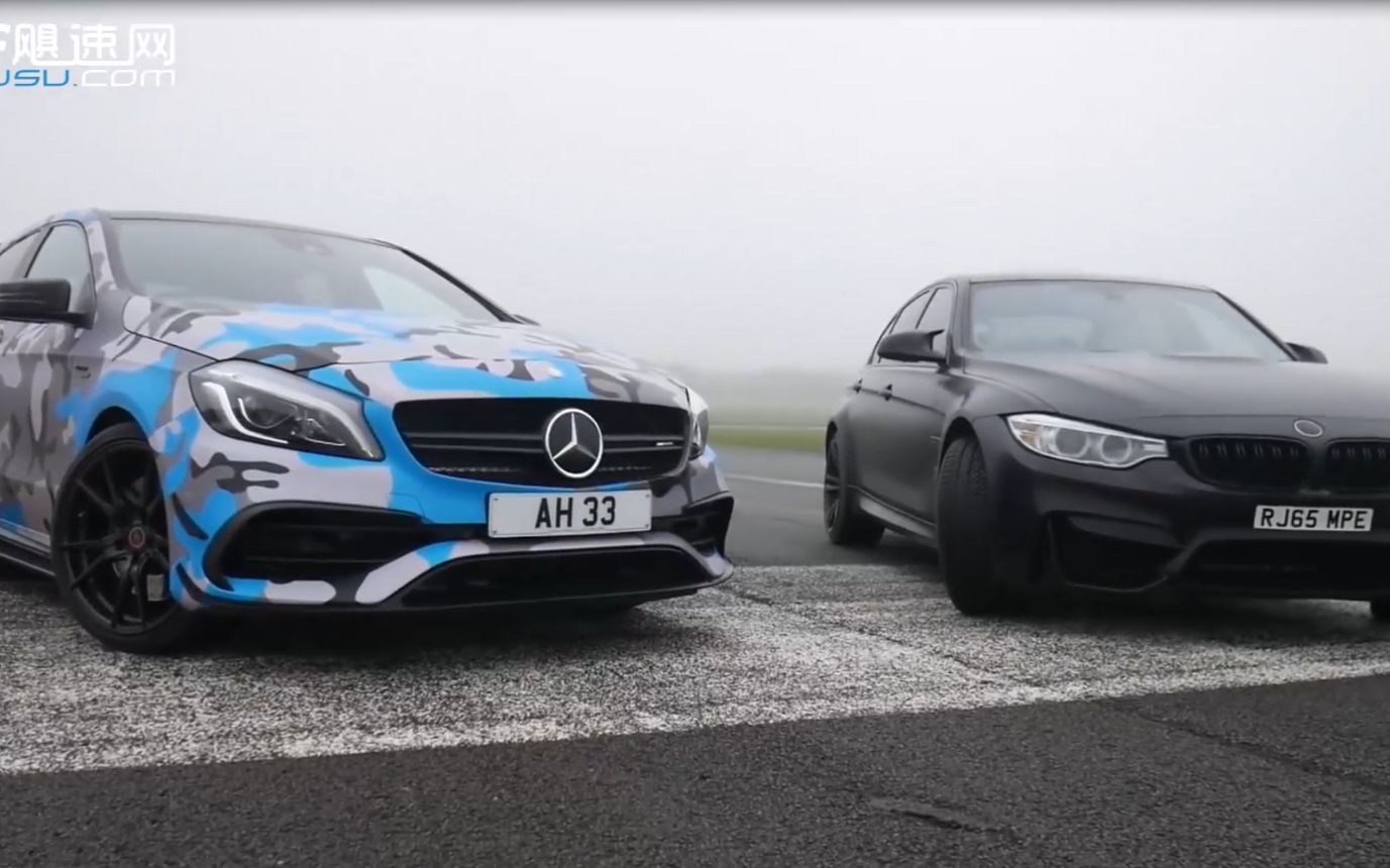 奔驰宝马大比拼 直线加速赛谁能取胜?