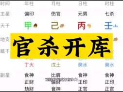 Download Video: 官杀开库格局