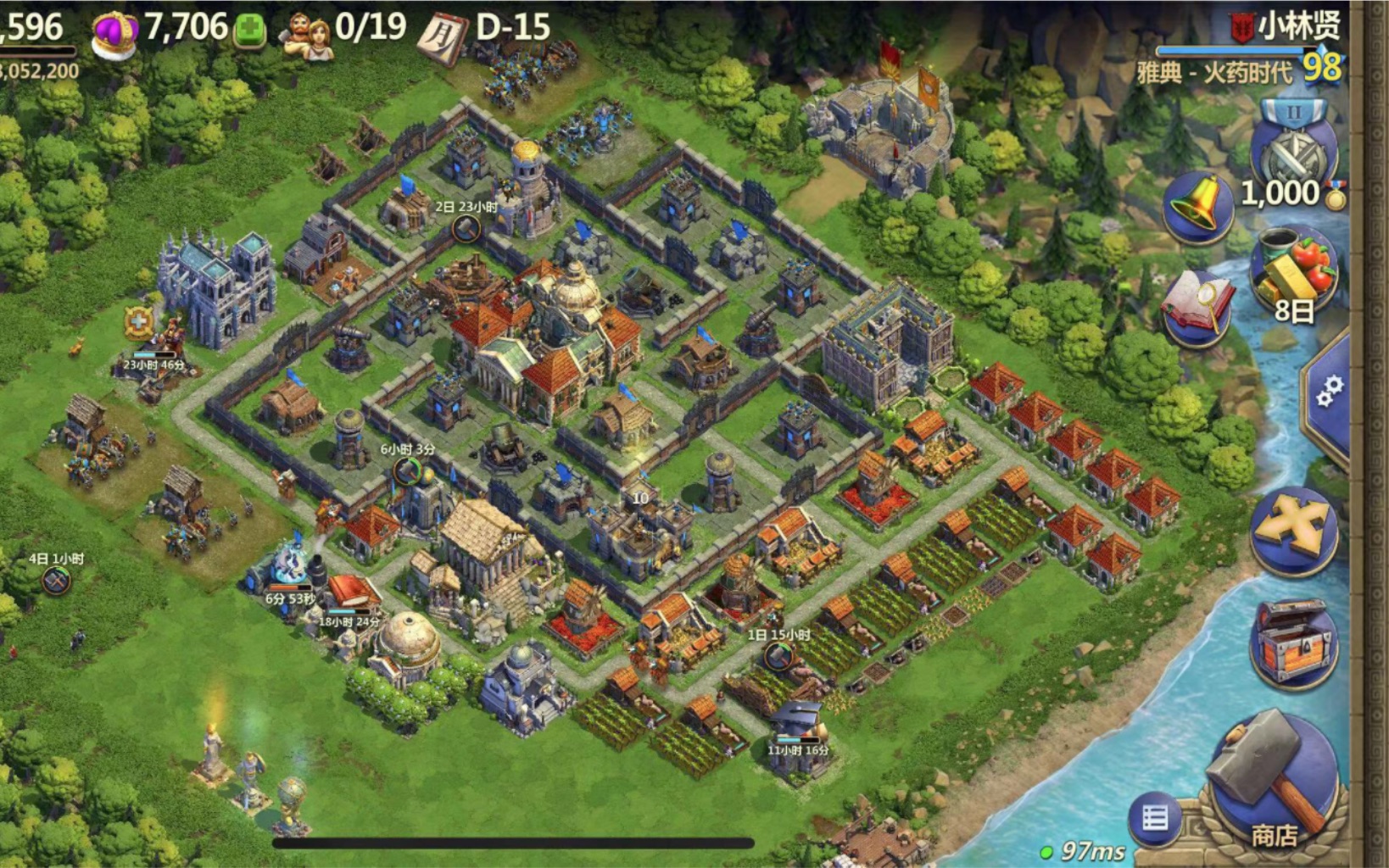 【战争与文明】火药时代突破1000奖牌