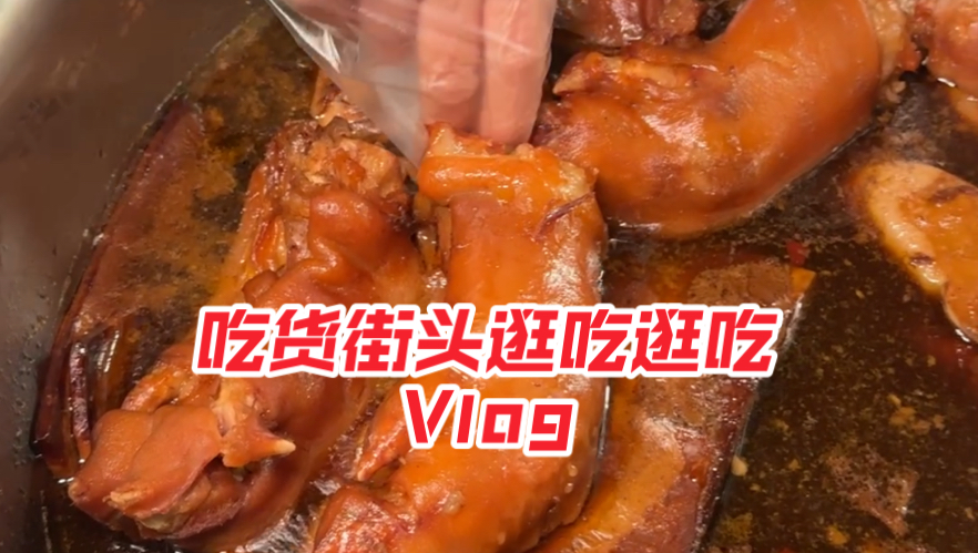 小摊符离集烧鸡好大一只30~汁水丰富 肉质软烂脱骨~大娘家的卤菜店种类多多 素的挑了点 荤的挑了点哔哩哔哩bilibili