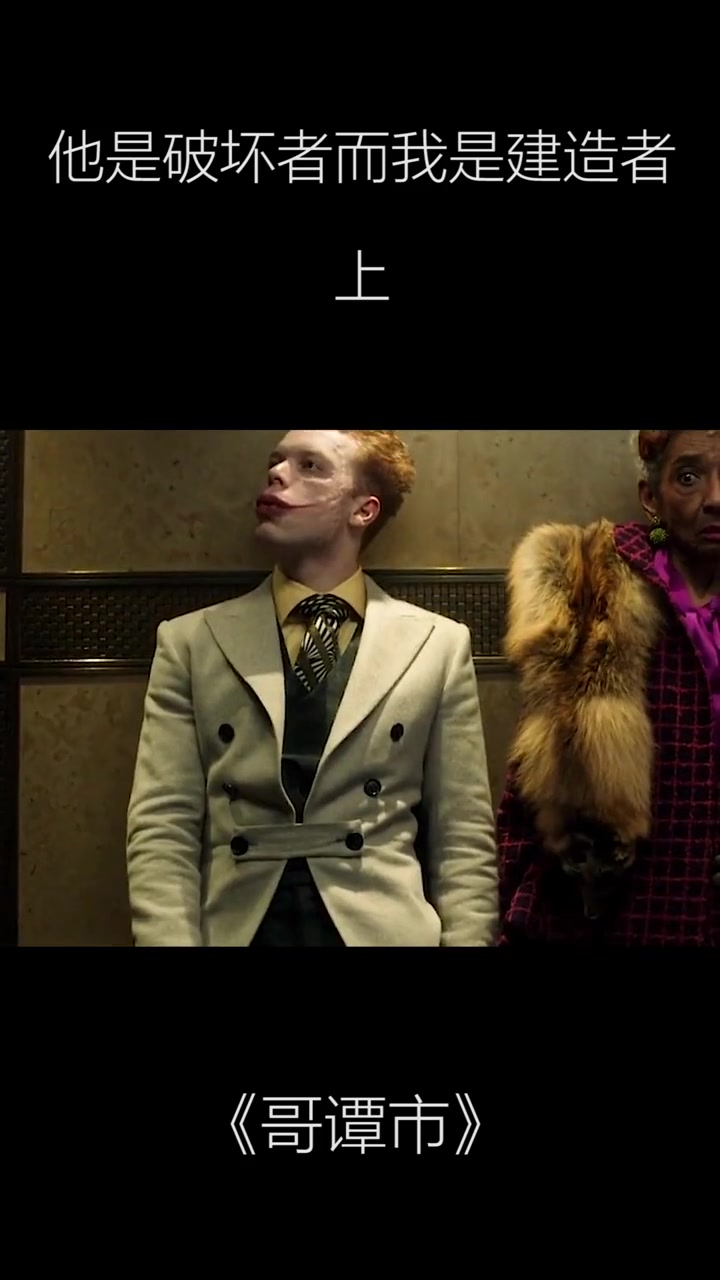 哥谭市小丑他是破坏者而我是建造者上