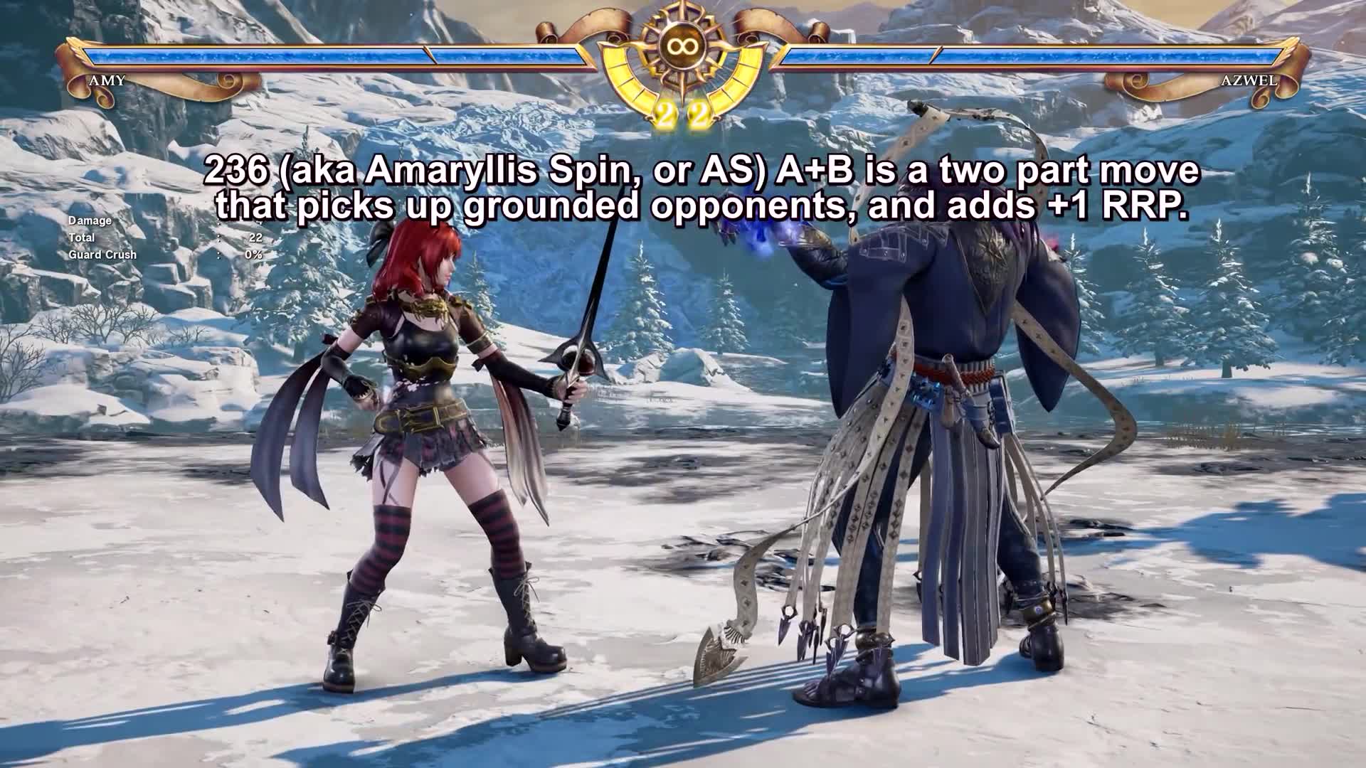 [图]SoulCalibur VI 刀魂6 灵魂能力6 Amy 艾米入门指南(高清中文字幕版)