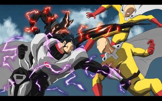 一拳超人粉丝动画-琦玉vs爆破vs饿狼
