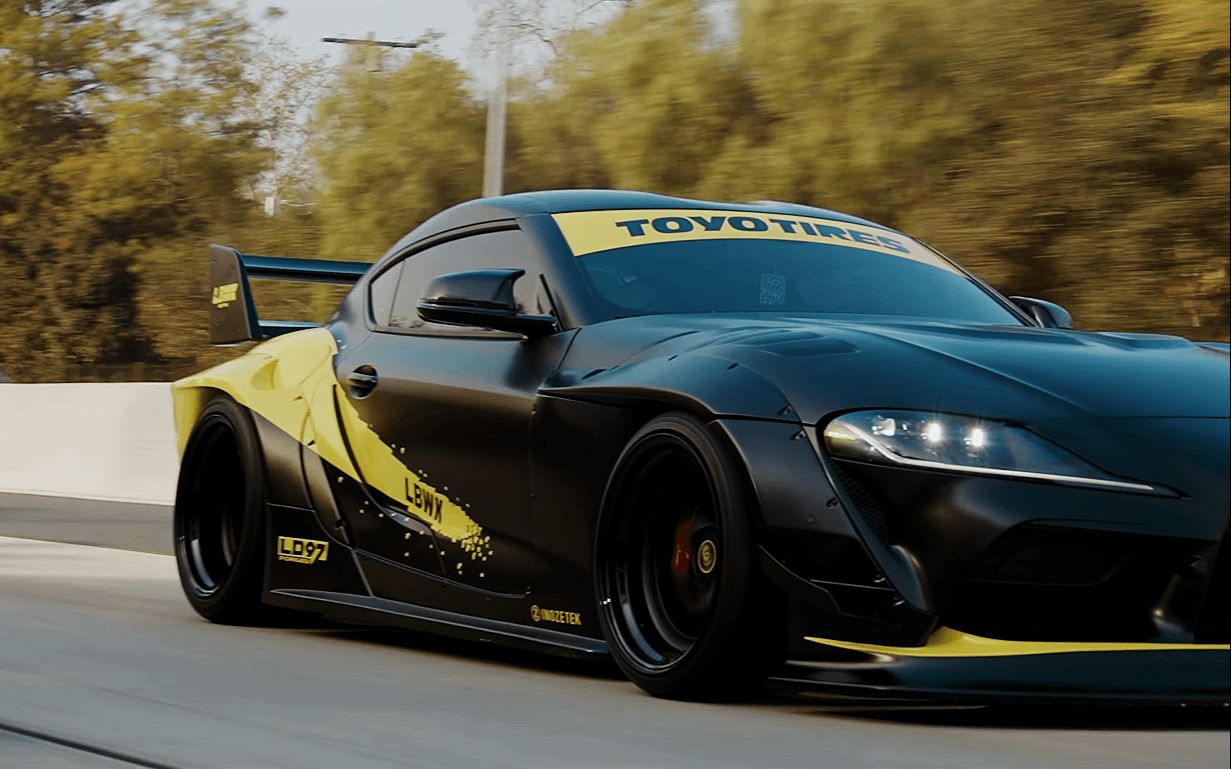 lbwk widebody toyota supra 丰田牛魔王宽体改装