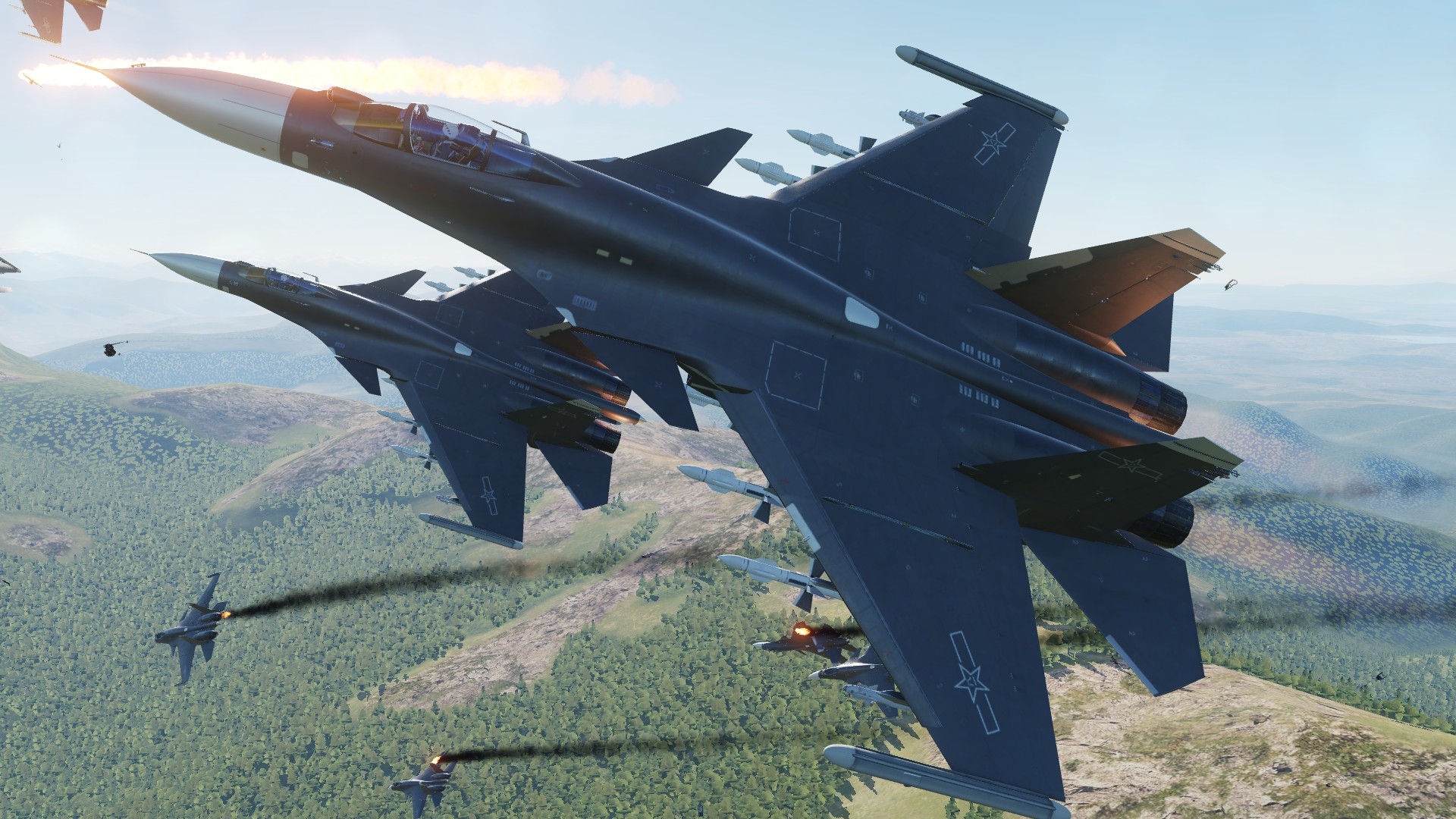 出动隐身歼15战斗机,打击11架苏30mki战机,能成功吗?