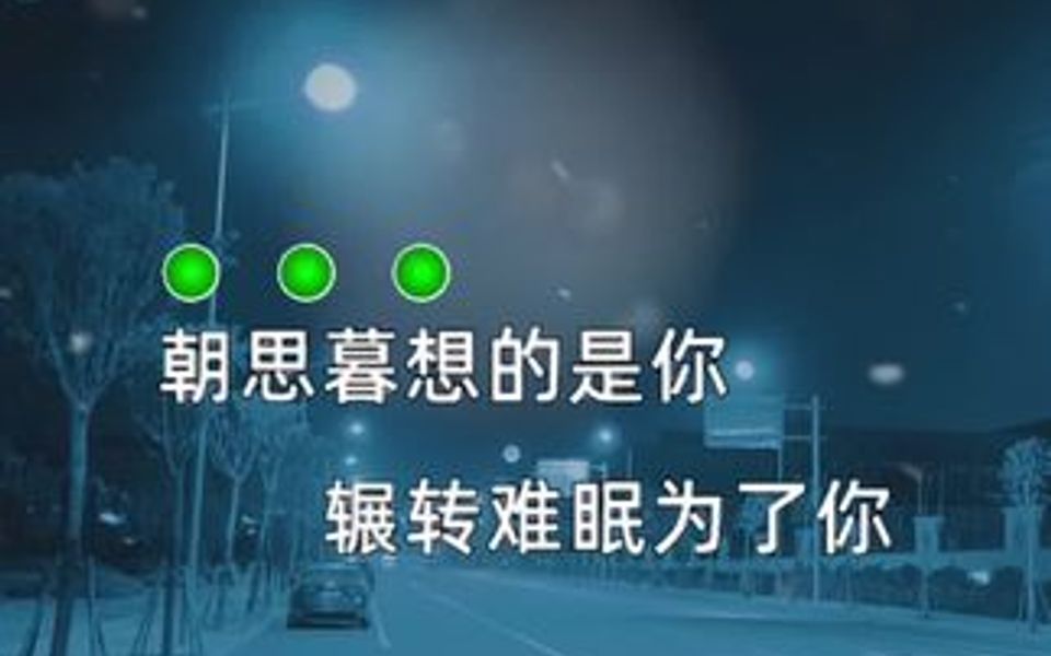 朝思暮想的是你,辗转难眠为了 你,在这相思深夜里,独自守着那颗爱你的
