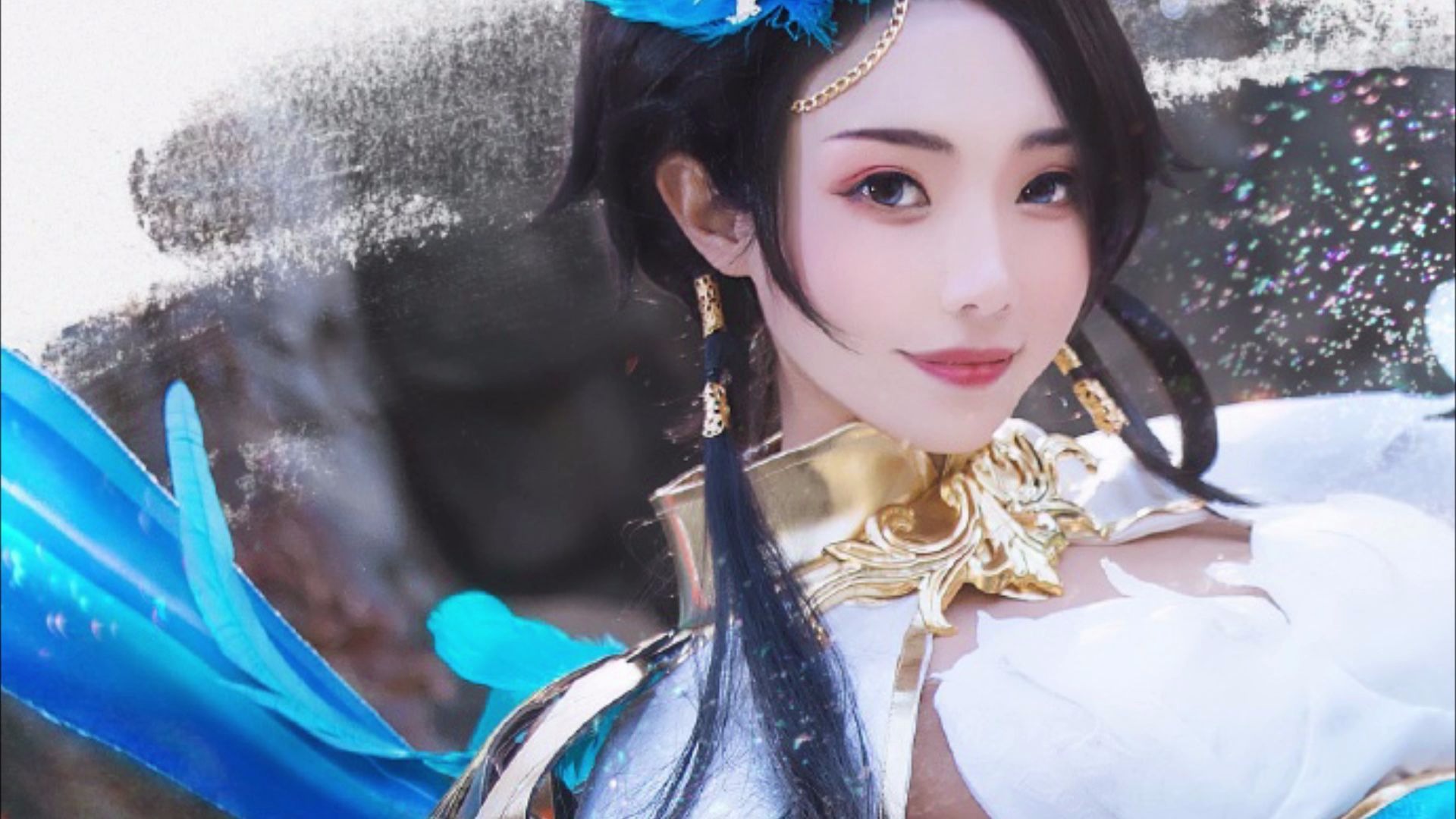 王者荣耀cos虞姬云霓雀翎也太好看了今天也是为美少女哭泣的一天