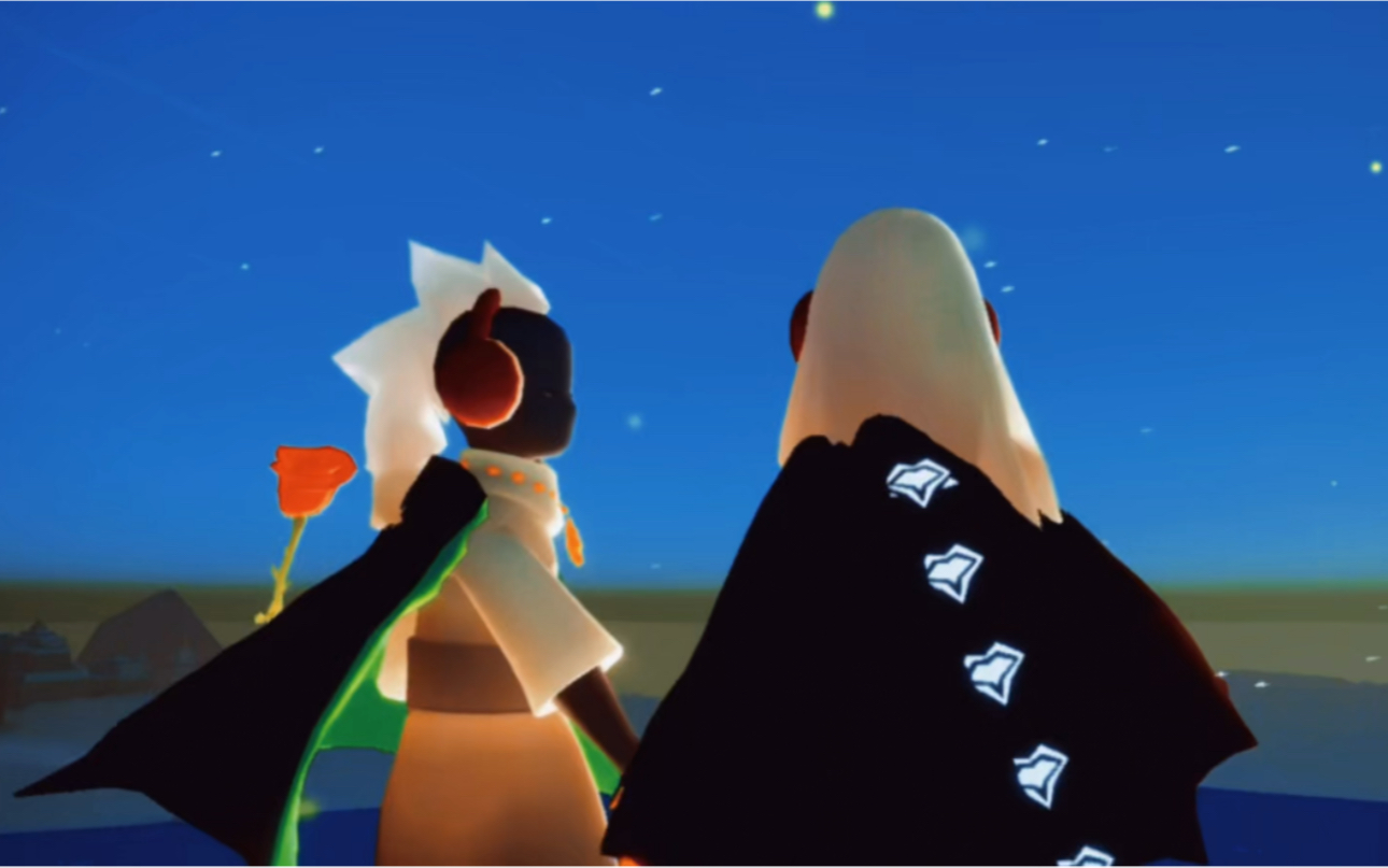 [sky光遇]龙骨与他的小甜甜雨妈