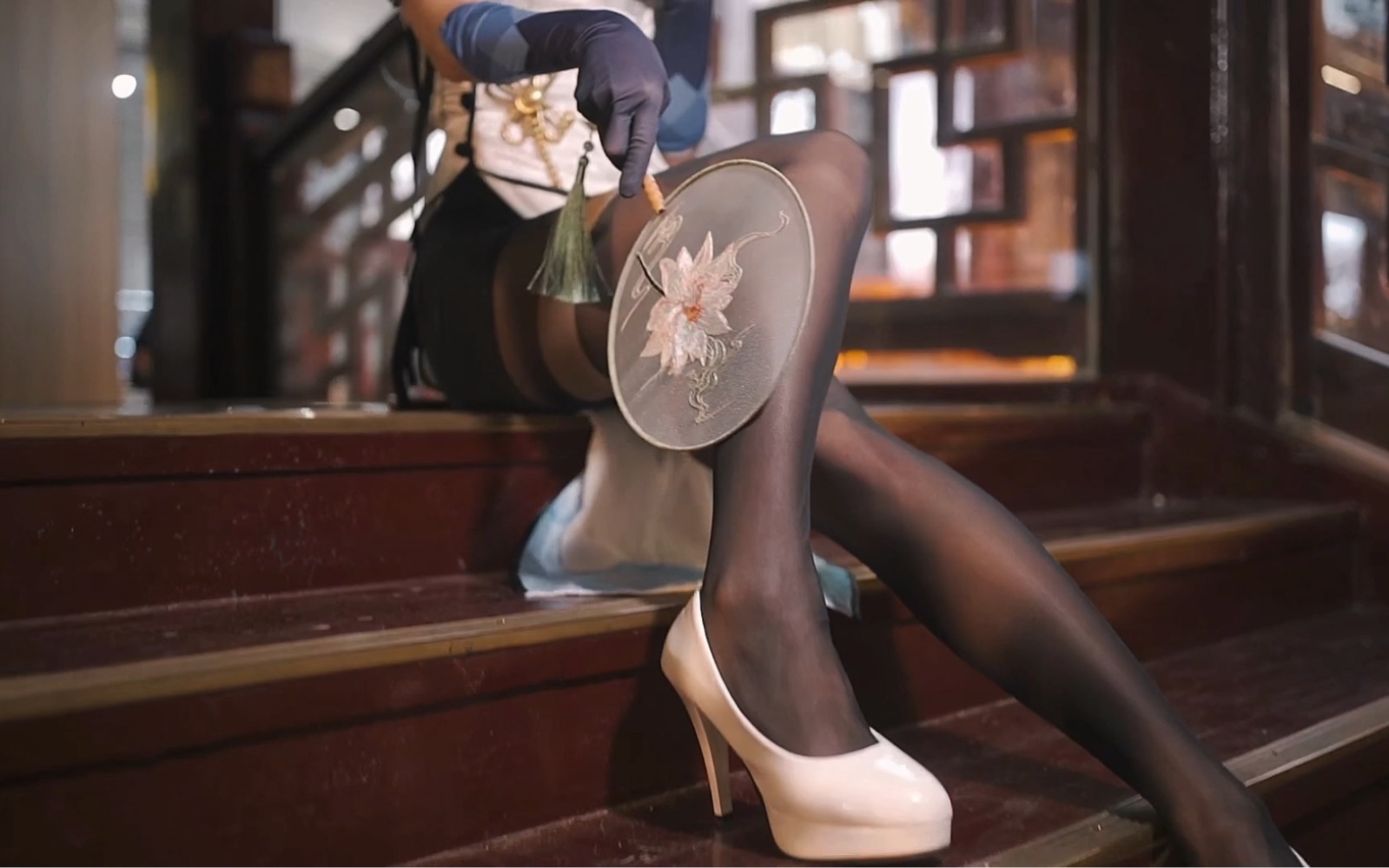 漫展甘雨旗袍cos 返图