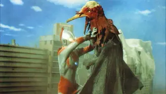 《怪鸟泰罗切斯的东京大空袭！》杰克奥特曼VS始祖怪鸟泰罗切斯(笫二战)。