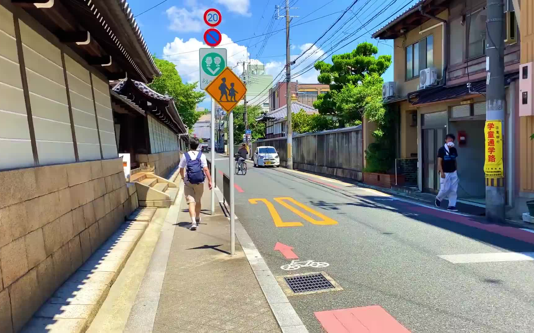 晨間漫步在京都居民區 日本街景> 京都>