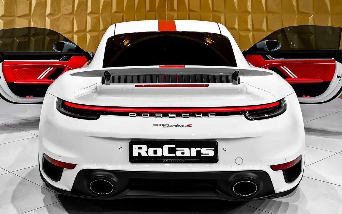 2021保时捷911 turbo s 定制版 声浪内饰外观展示4k