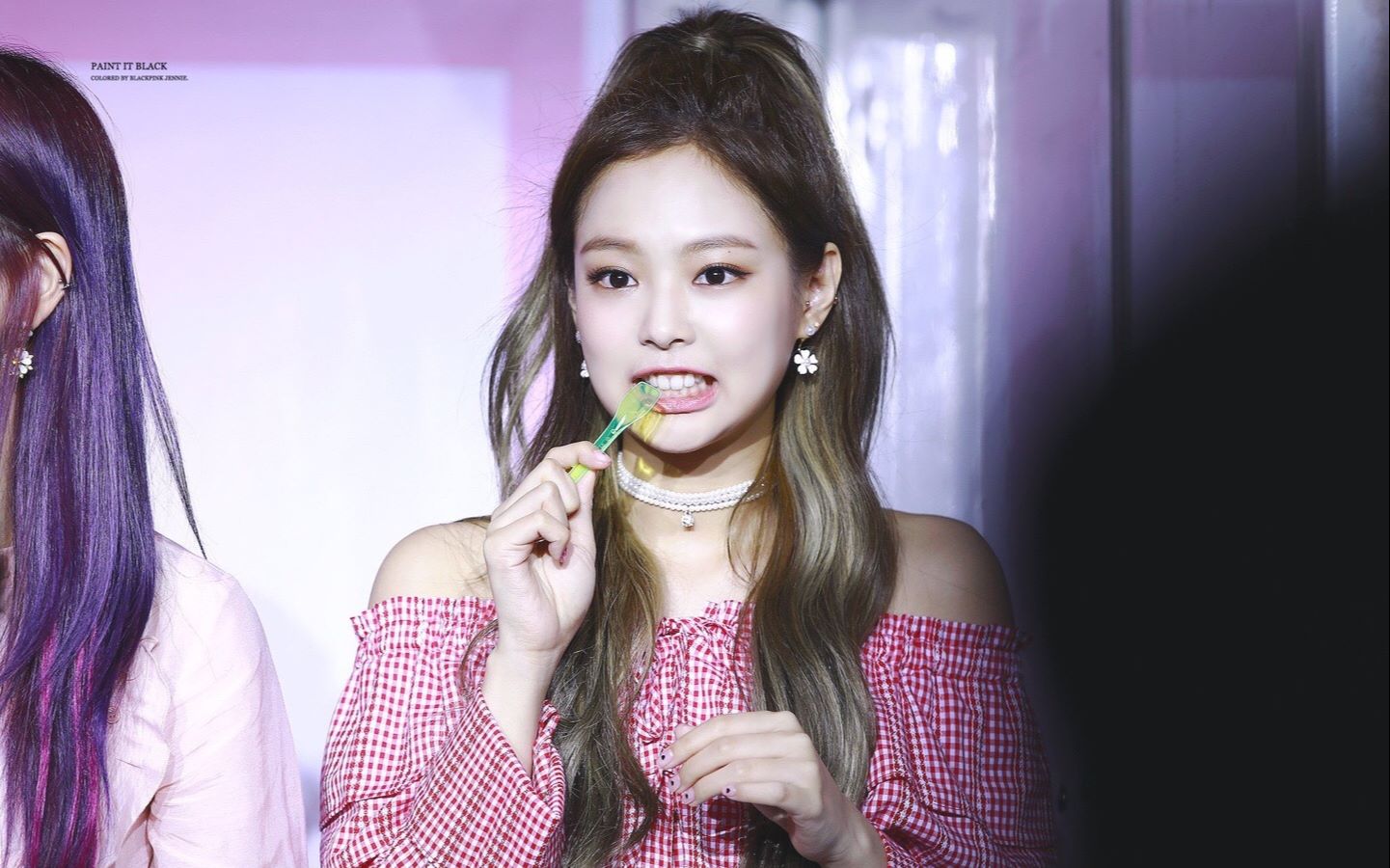 【glamour_jennie资源博】170701 blackpink ice cream派送活动 高清