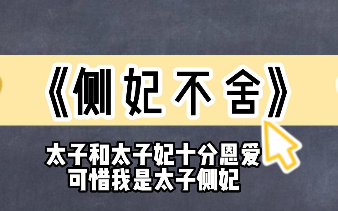 [图]《侧妃不舍》太子和太子妃十分恩爱，可惜我是太子侧妃