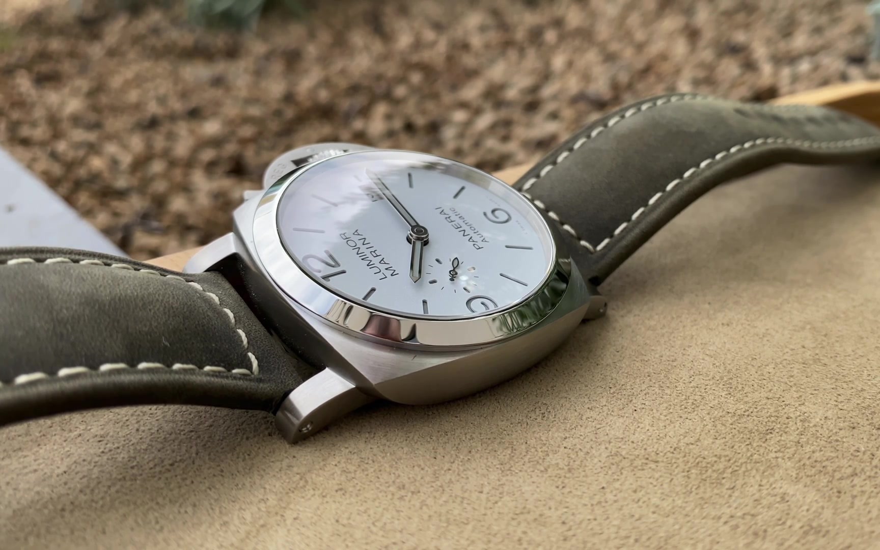 沛纳海panerai luminor系列44mm白盘pam01314 [@watch on wrist]_哔哩