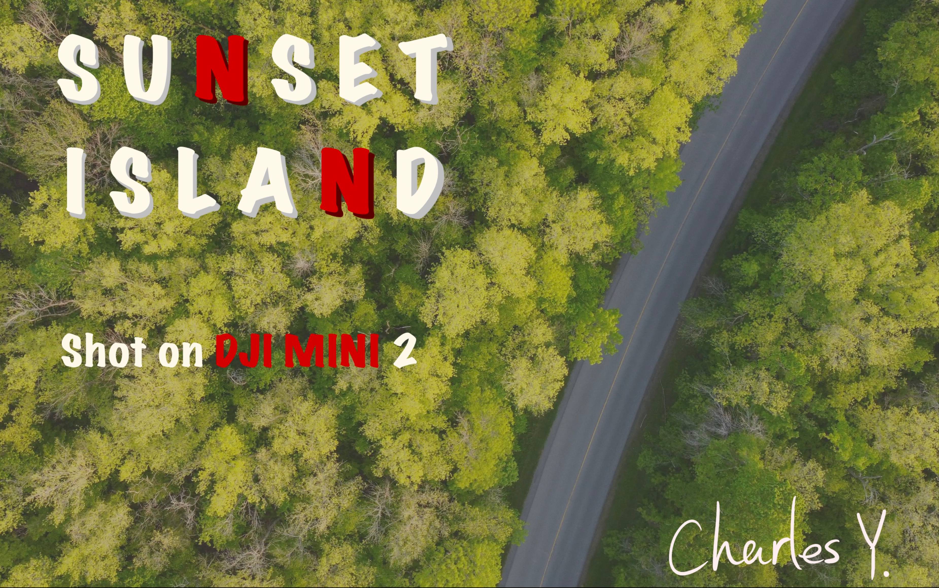 Sunset Island | 日落小岛 4K 航拍哔哩哔哩bilibili