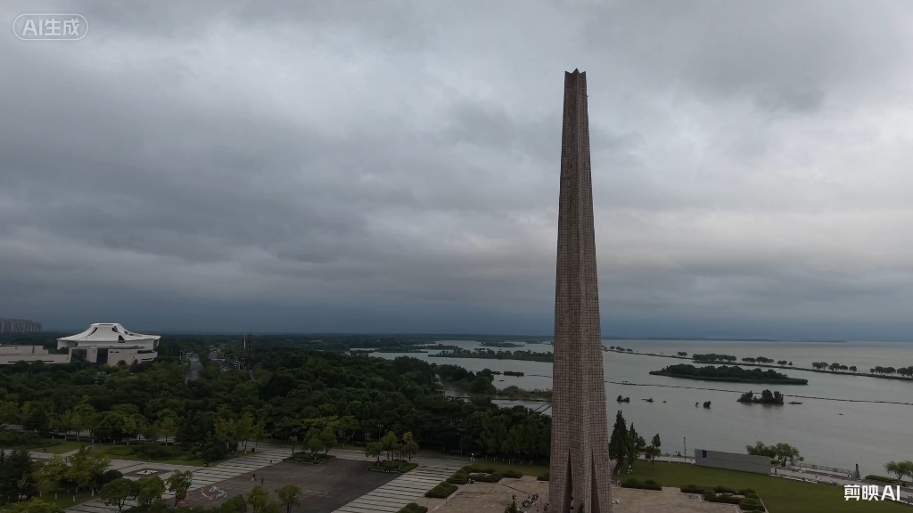 《航拍合肥》滨湖区岸上草原