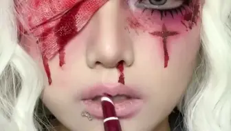 万圣节到啦老婆们快来学这个万圣节妆容出去炸街！