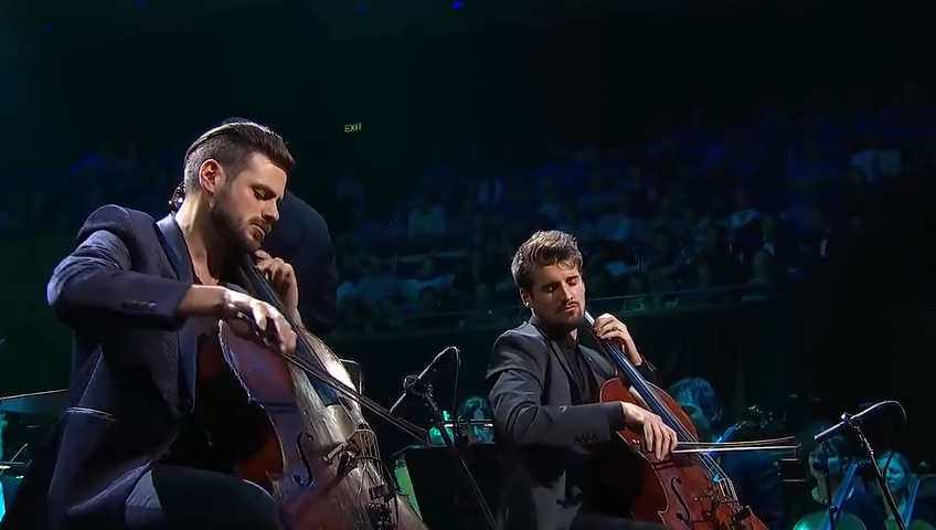 当红大提琴组合 2cellos 大提琴演奏《my heart will go on》 480p(标