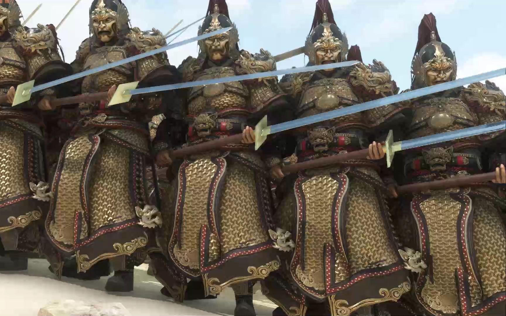 用100大唐神策军陌刀手挑战600日本精锐武士!