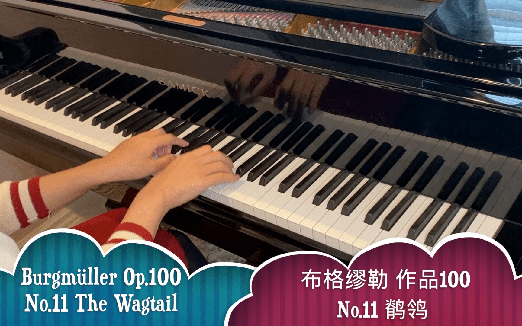 [图]【钢琴】 布格缪勒 作品100 25首钢琴简易进阶练习曲 No.11 鹡鸰