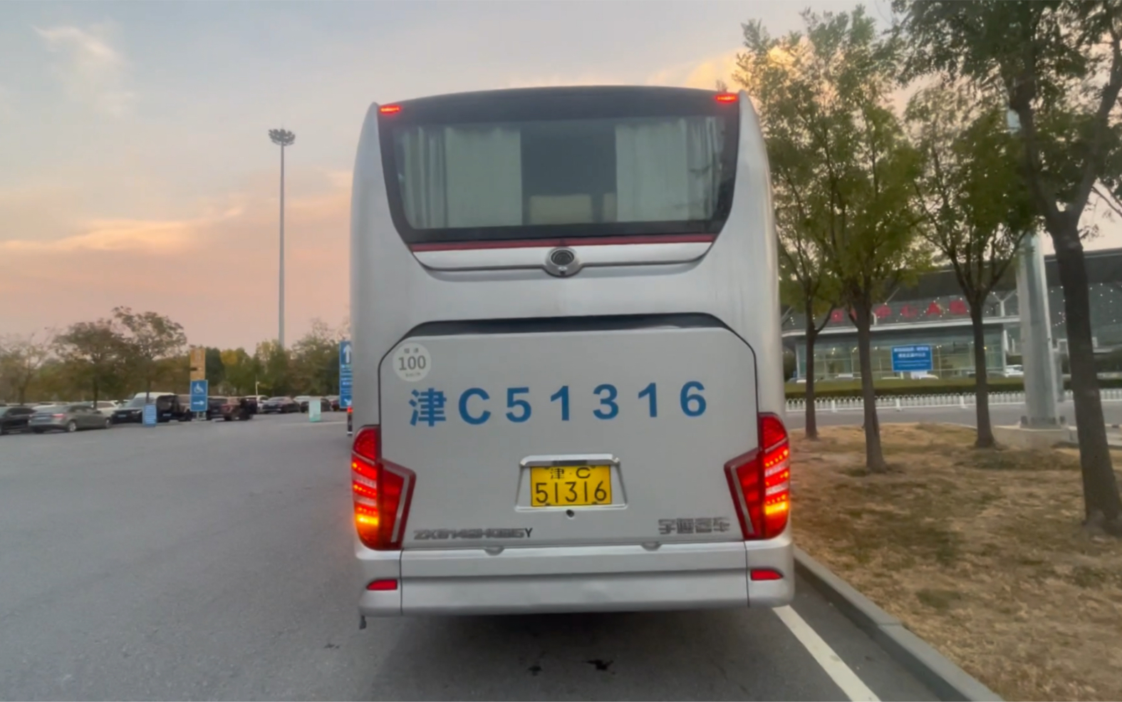 天津通全程客运服务有限公司宇通zk6148hqb5y潍柴动力待机及轰门实录