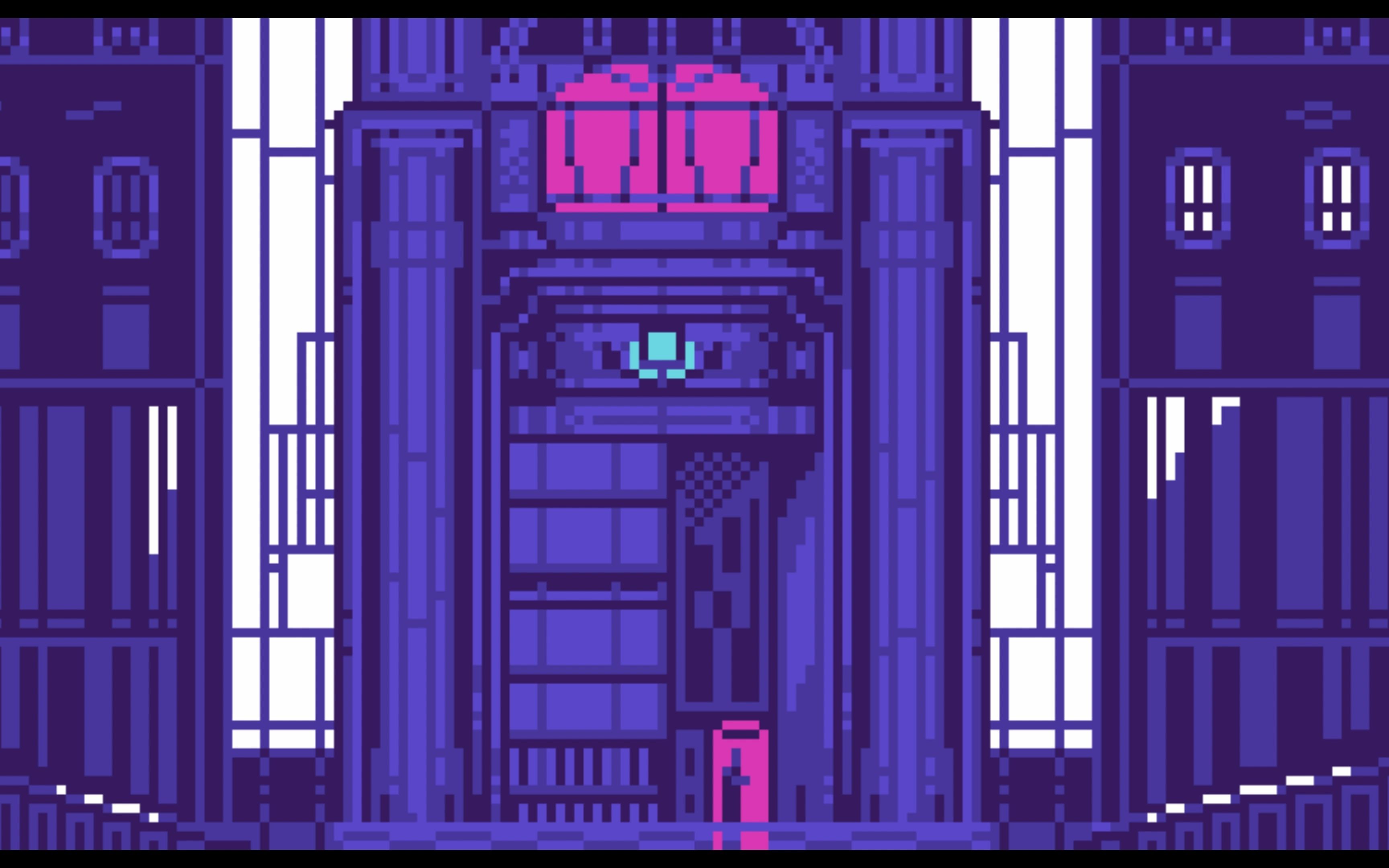 城堡内景单面像素画,7月27日练